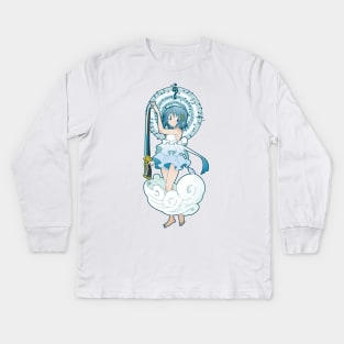 Sayaka Miki - Nouveau edit Kids Long Sleeve T-Shirt